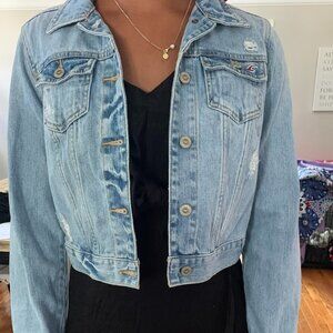 Hollister Denim Jacket - Blue - Size Medium